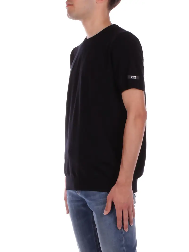 CNC T-shirt Uomo Nero 2083599 miniatura 2