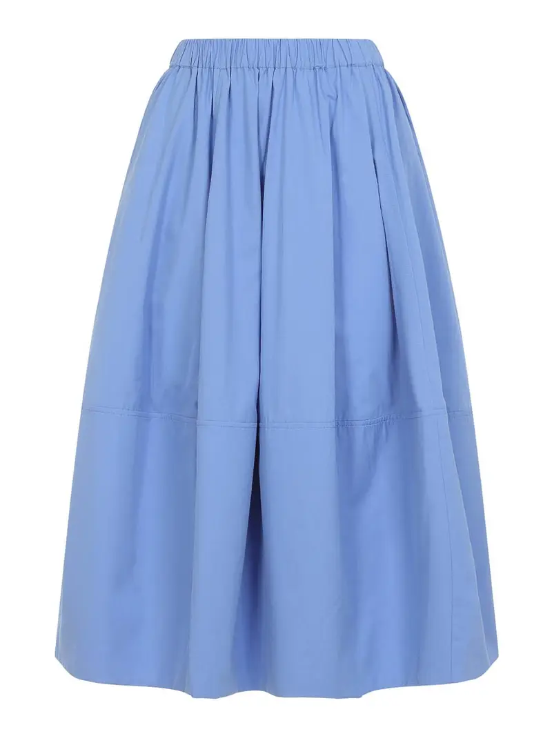 Gonna midi a palloncino Blu
