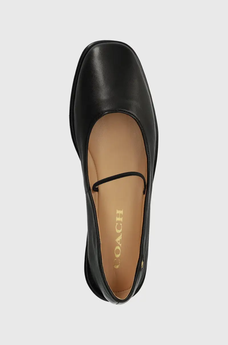 balerrine in pelle Emilia Nero miniatura 4