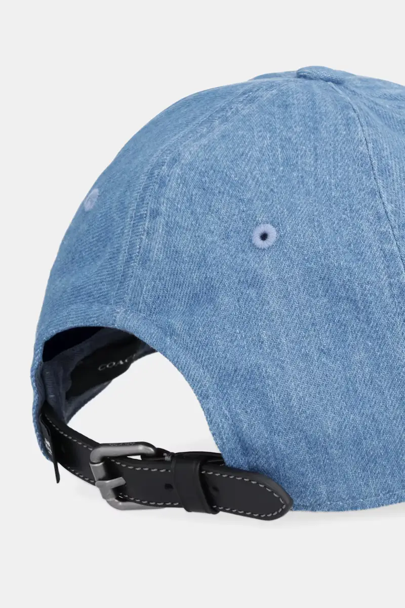 berretto da baseball in cotone Blu miniatura 3