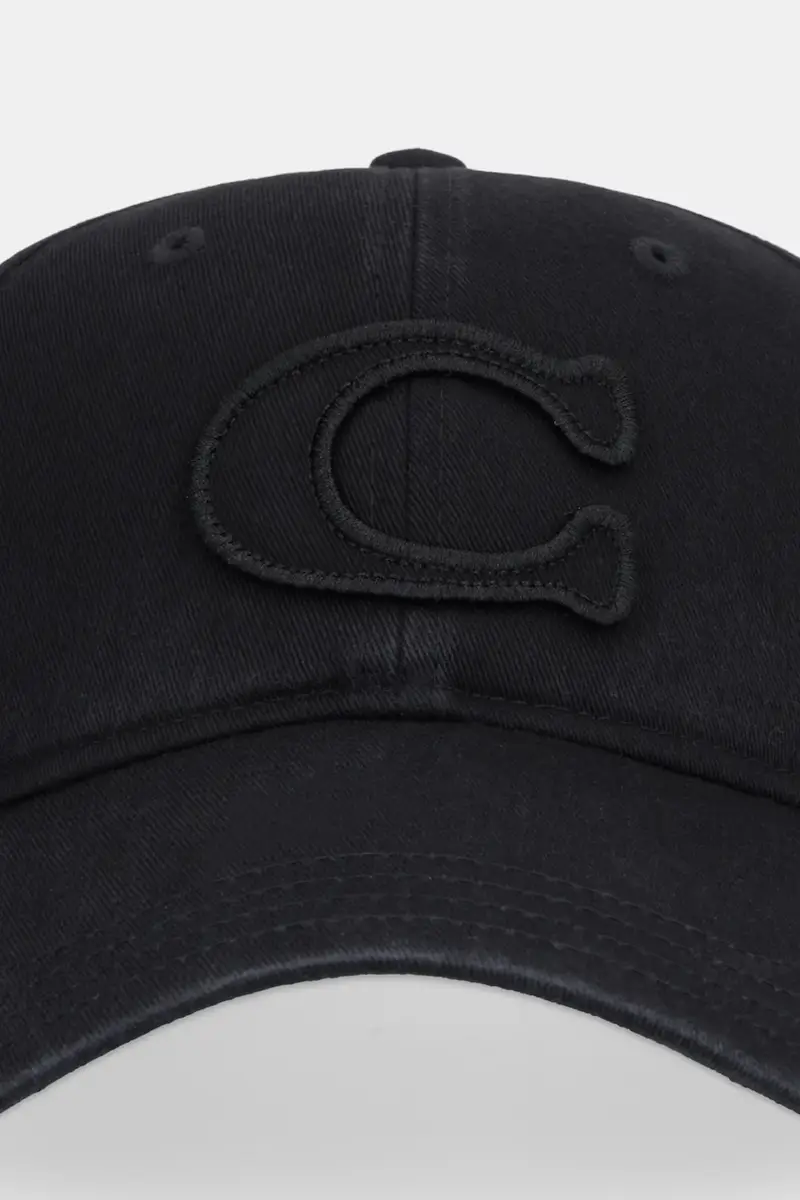 berretto da baseball in cotone Nero miniatura 2