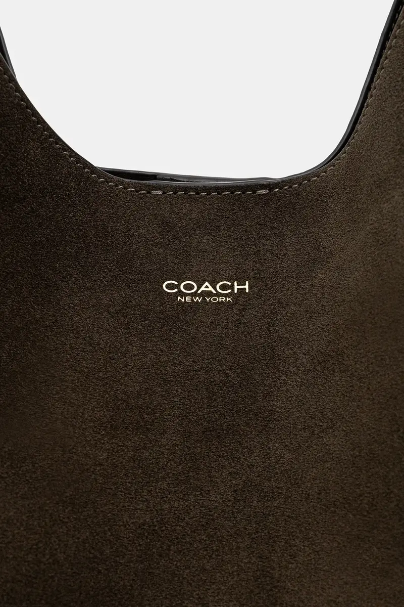 borsa in pelle scamosciata Brooklyn colore verde CW636 miniatura 4