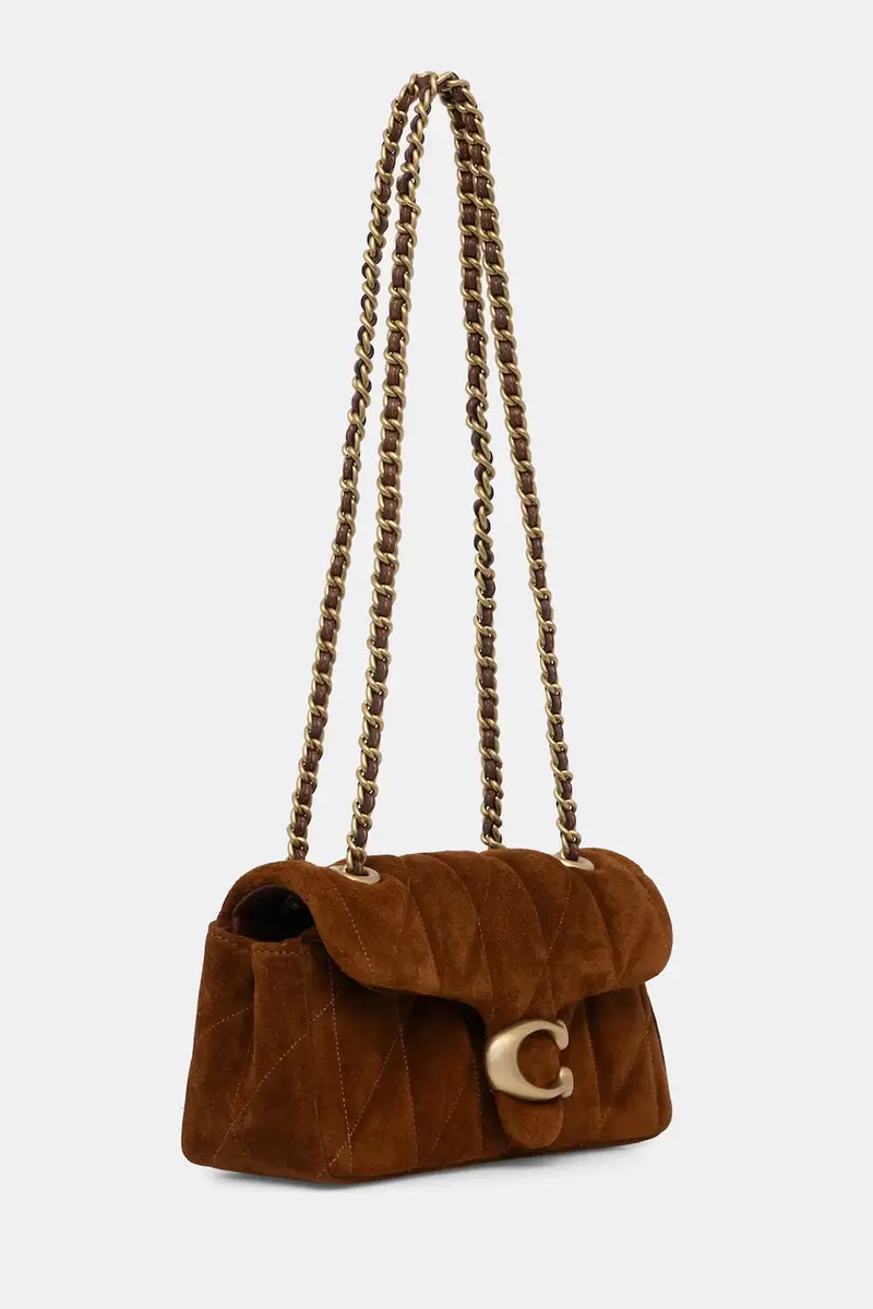 borsa in pelle scamosciata Tabby 20 Marrone miniatura 2