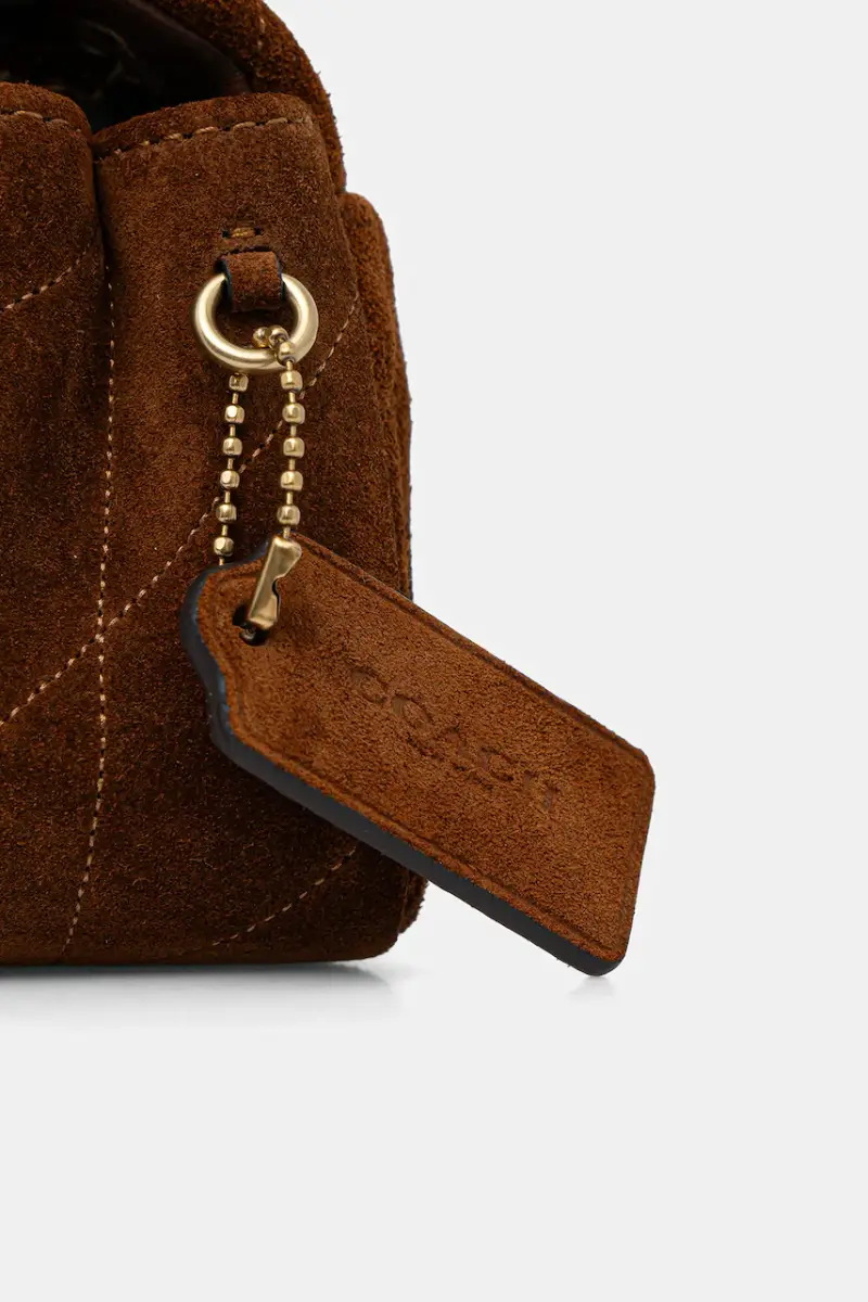 borsa in pelle scamosciata Tabby 20 Marrone miniatura 4