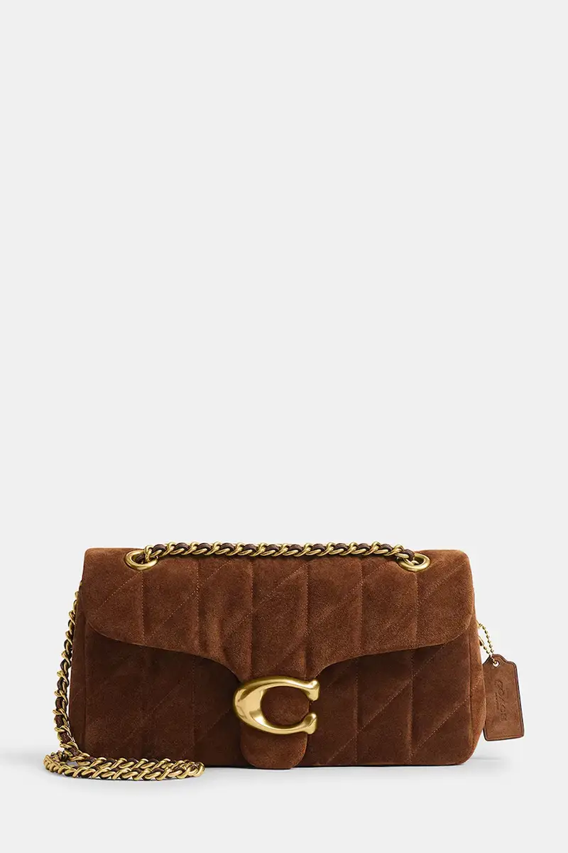 borsa in pelle scamosciata Tabby 26 Marrone