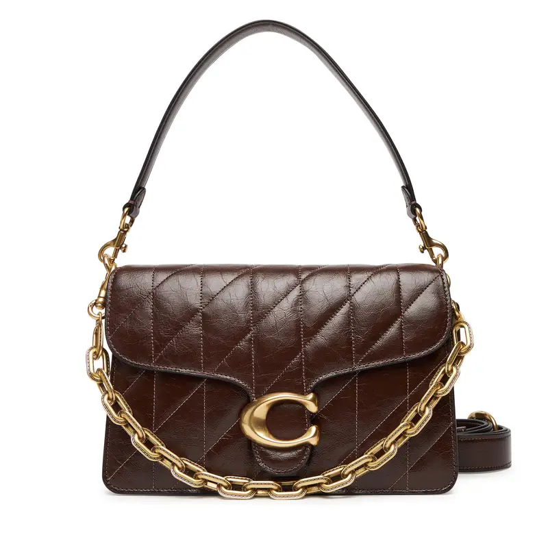 Borsetta Coach Tabby CAF55 Marrone
