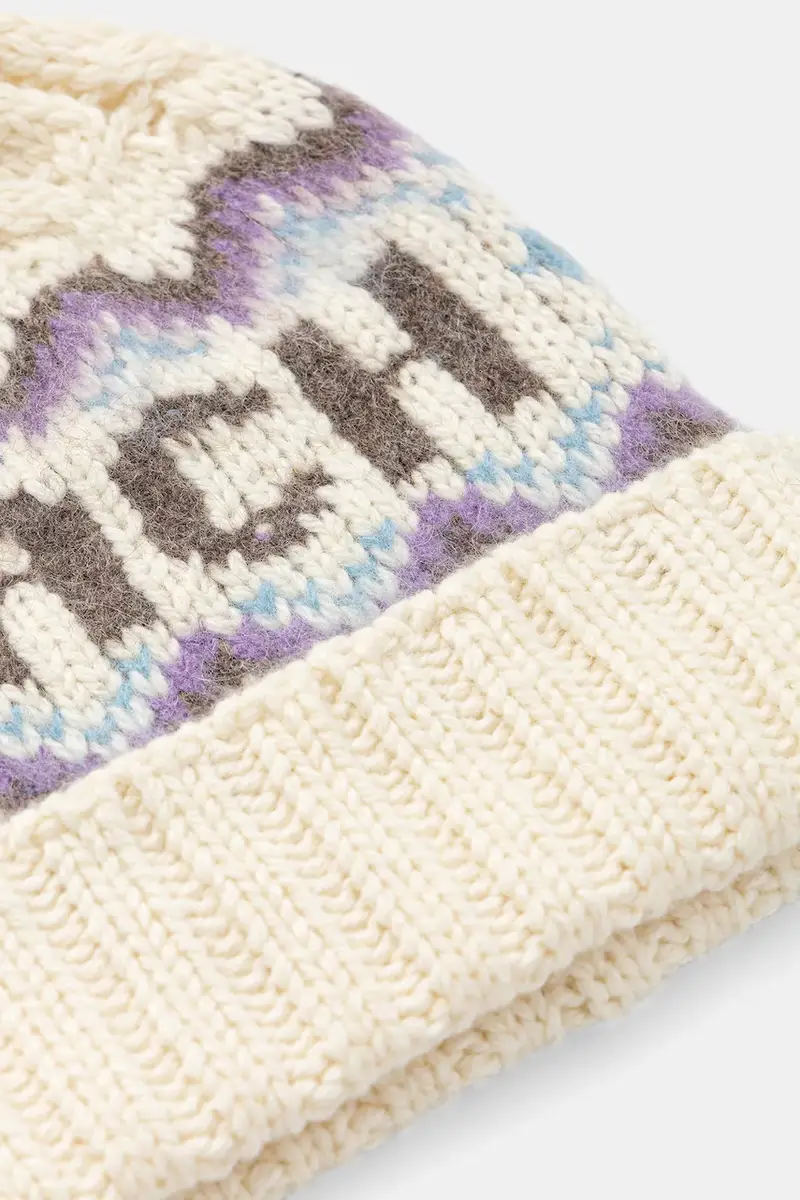 cappello con lana Beige miniatura 3