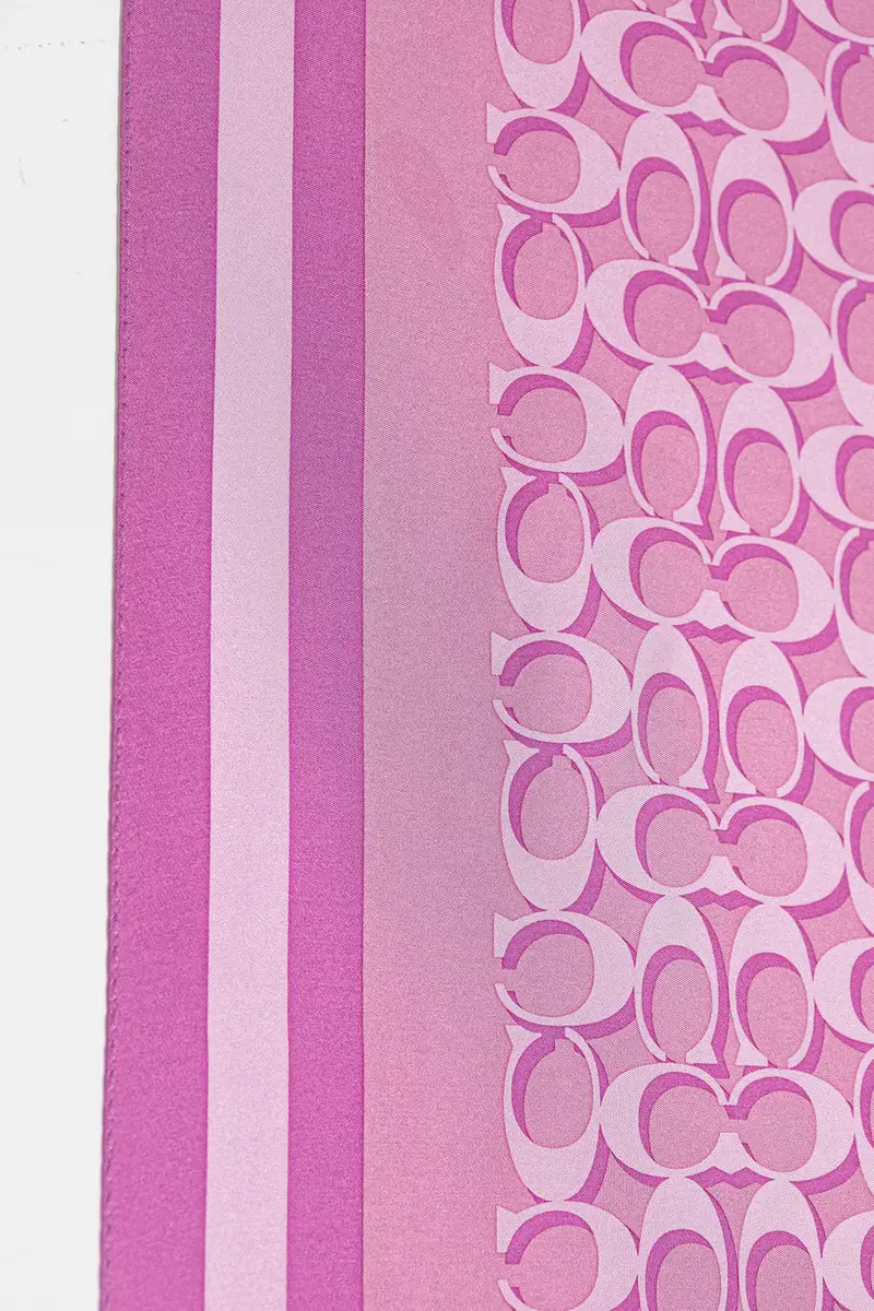 foulard in seta Rosa miniatura 2