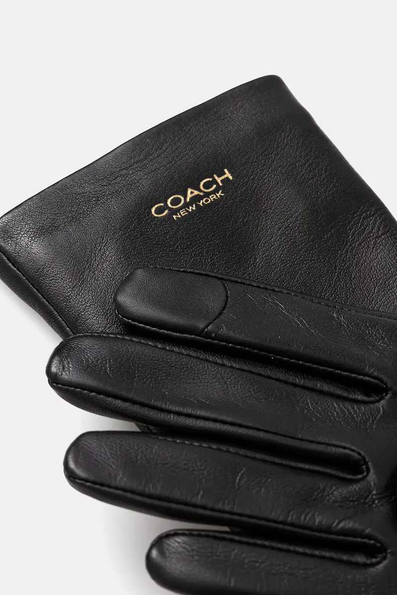 Coach Guanti Donna Nero 3876731 miniatura 2