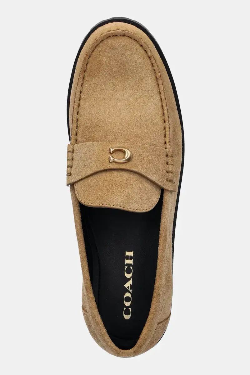 Coach Mocassini Donna Marrone 3138220 miniatura 4