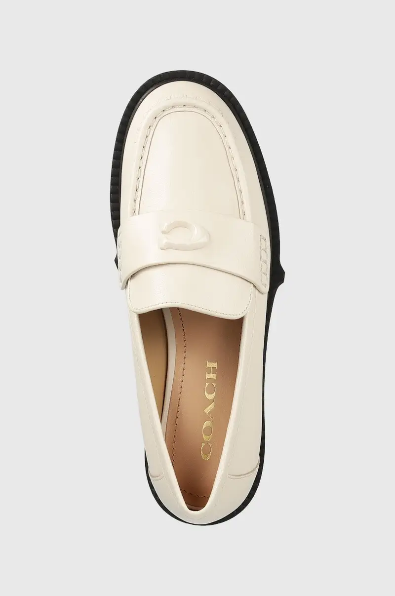 Coach Mocassini Donna Beige 3120779 miniatura 4