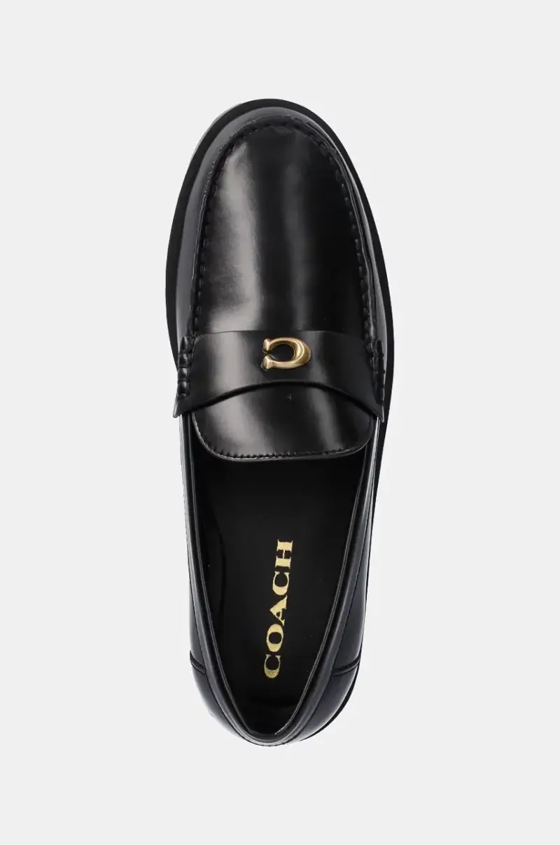 Coach Mocassini Donna Nero 3919803 miniatura 4