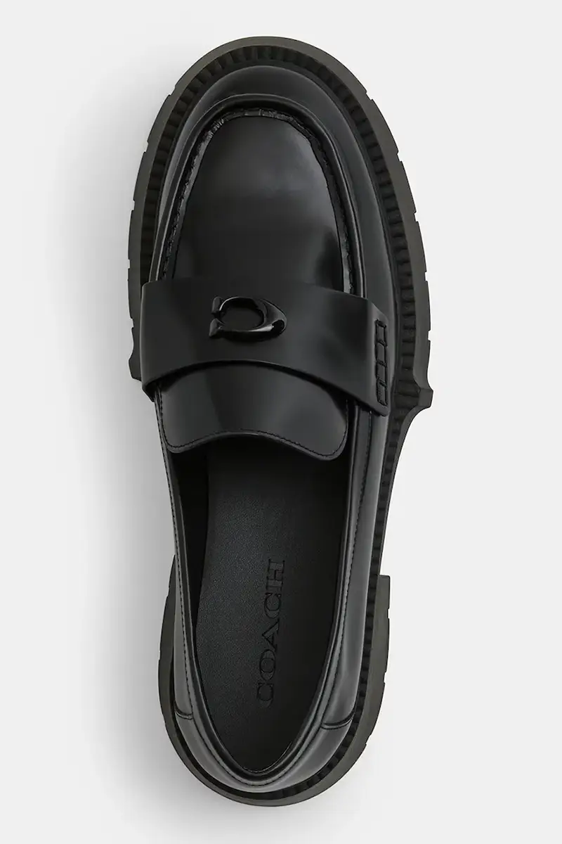 Coach Mocassini Donna Nero 3039576 miniatura 4