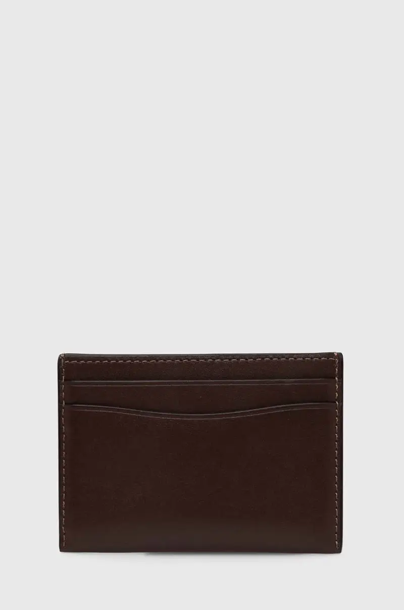portacarte in pelle Essential Card Case colore marrone miniatura 2
