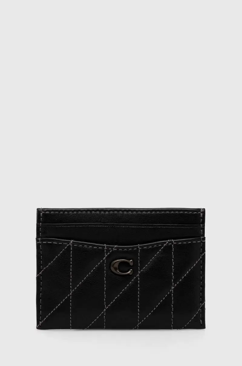 portacarte in pelle Essential Card Case colore nero