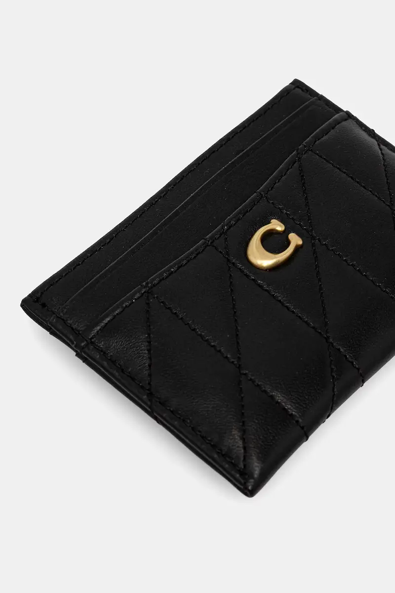 portacarte in pelle Essential Card Case colore nero miniatura 2