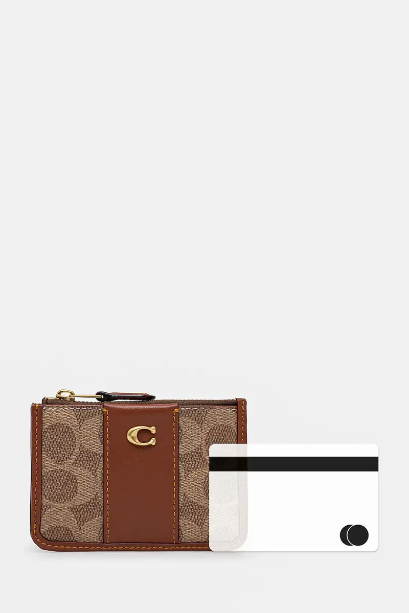 portafoglio donna colore marrone miniatura 4