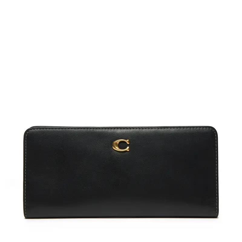 Portafoglio grande da donna Coach CZ096 Nero