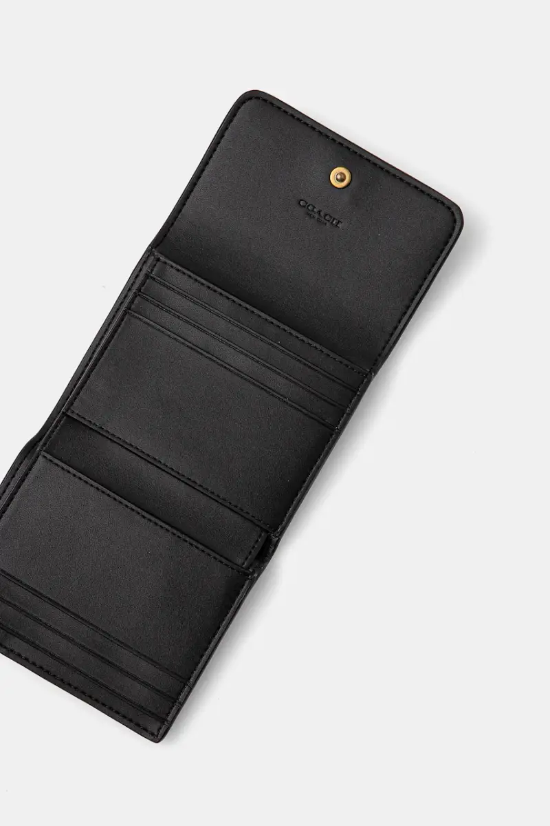 portafoglio in pelle donna colore nero CAO13 miniatura 4