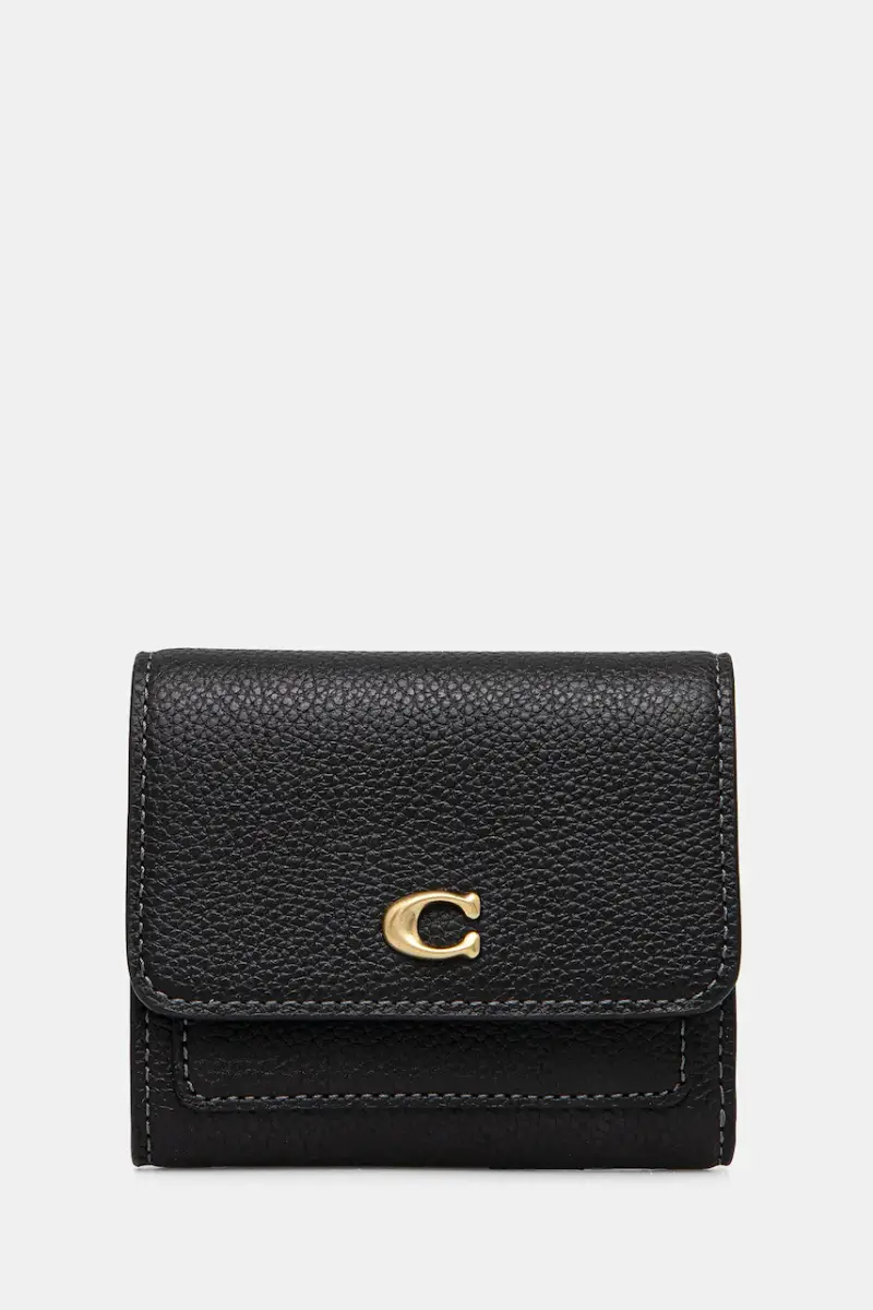 portafoglio in pelle donna colore nero CAO13