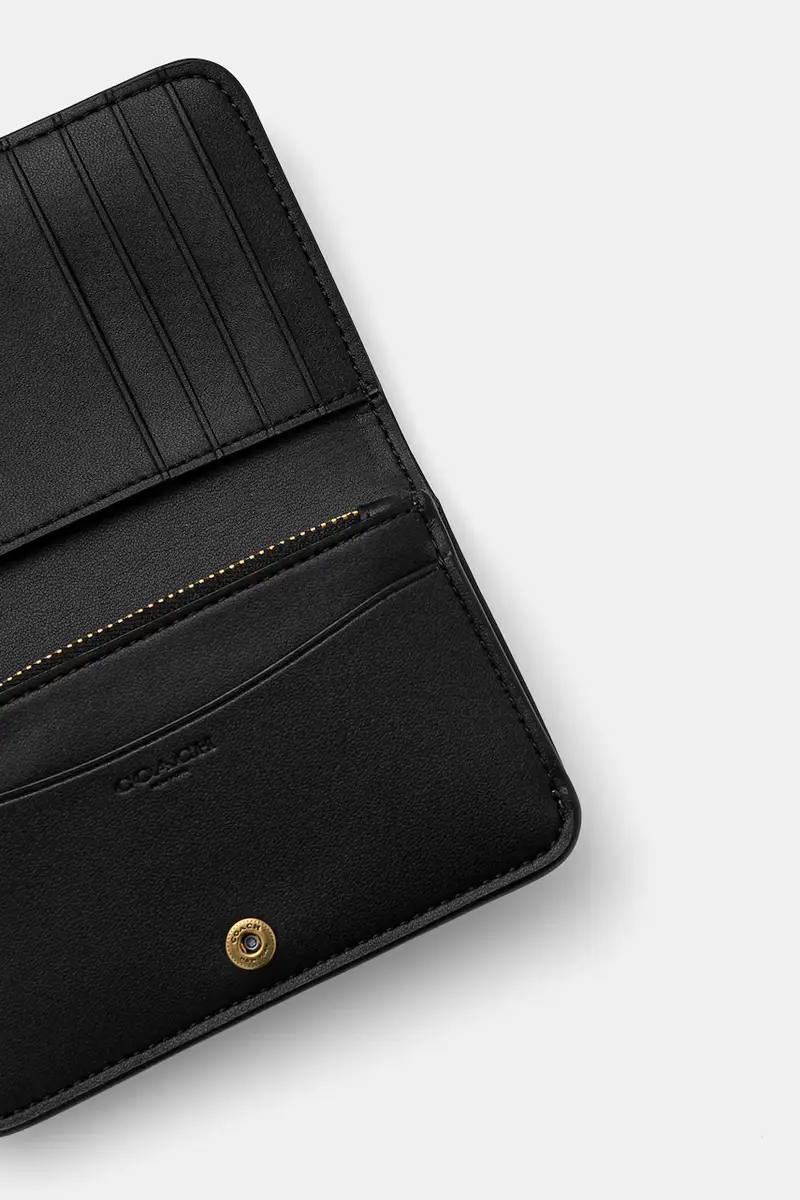 portafoglio in pelle donna colore nero CR990 miniatura 2