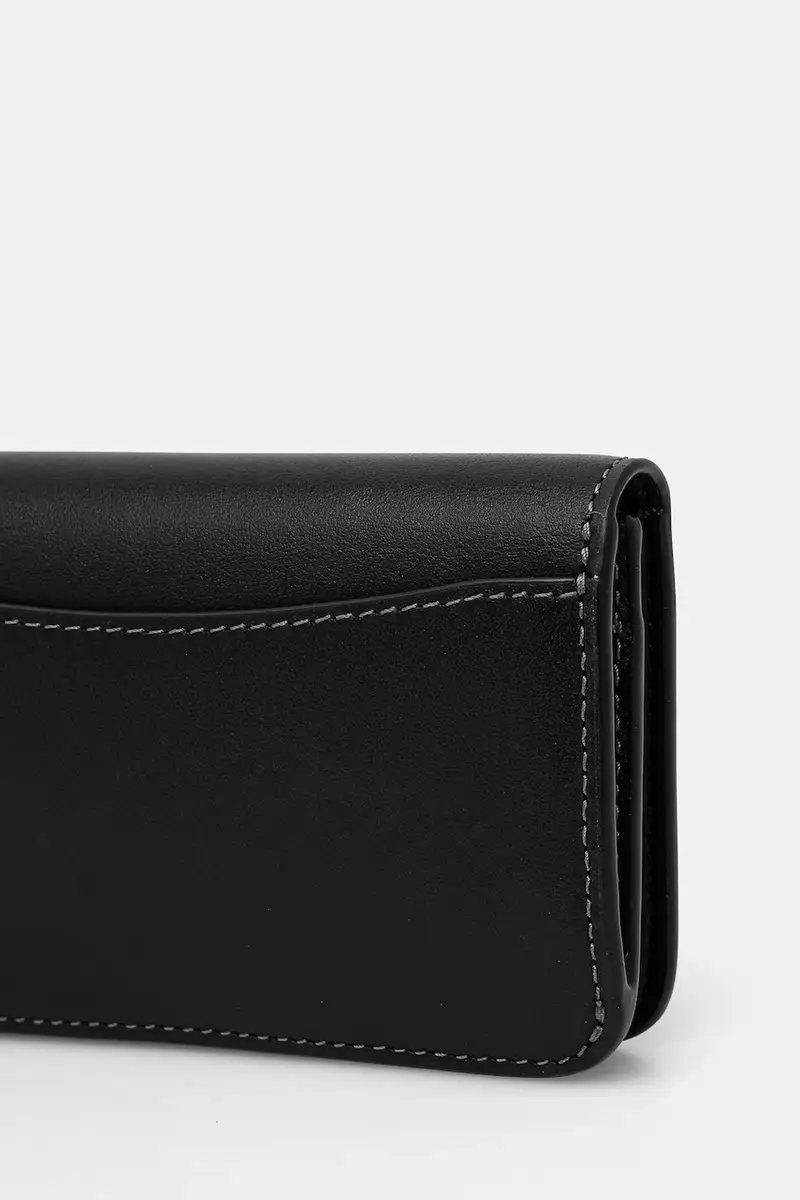 portafoglio in pelle donna colore nero CR990 miniatura 3