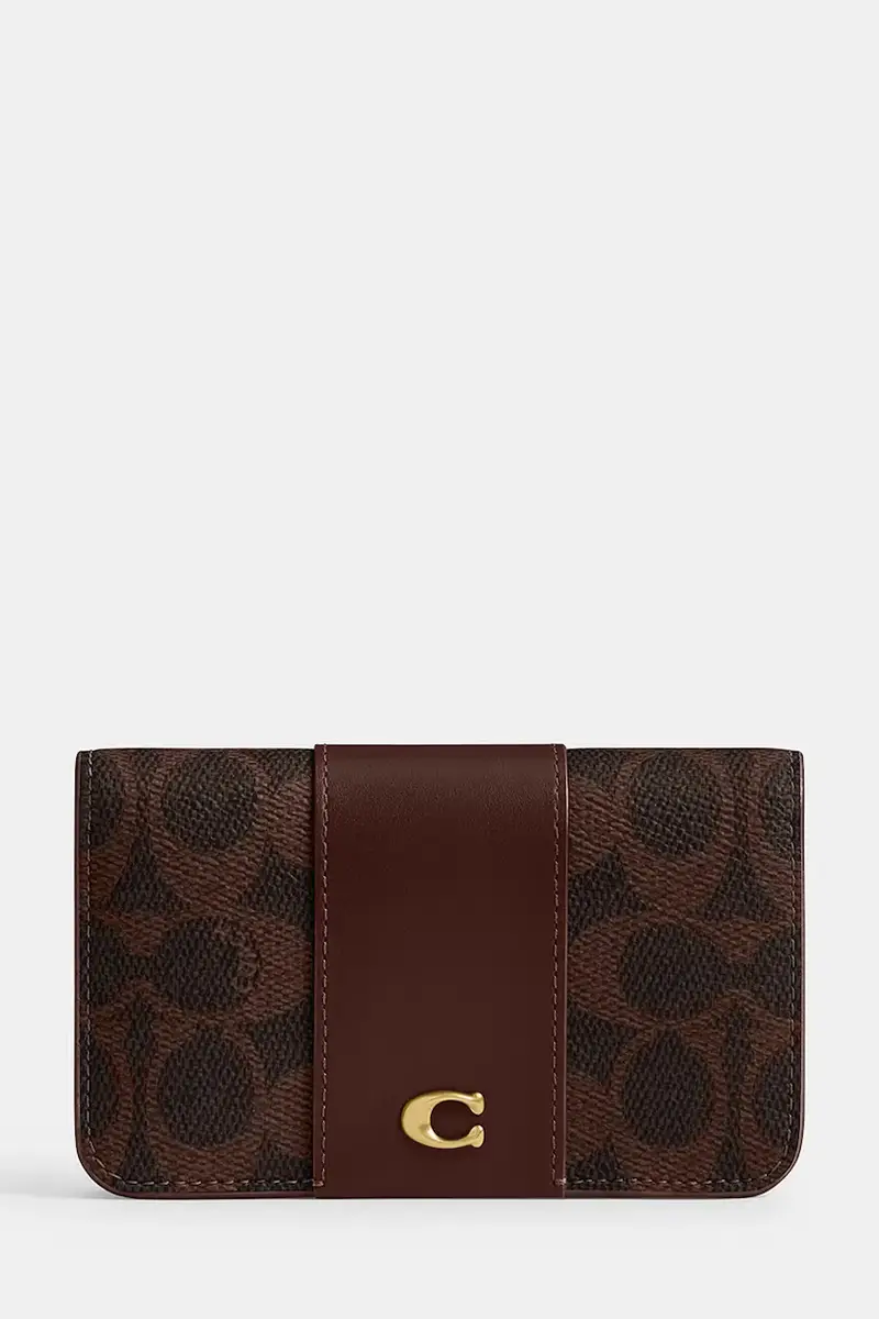 portafoglio in pelle donna colore rosa CR542 Marrone