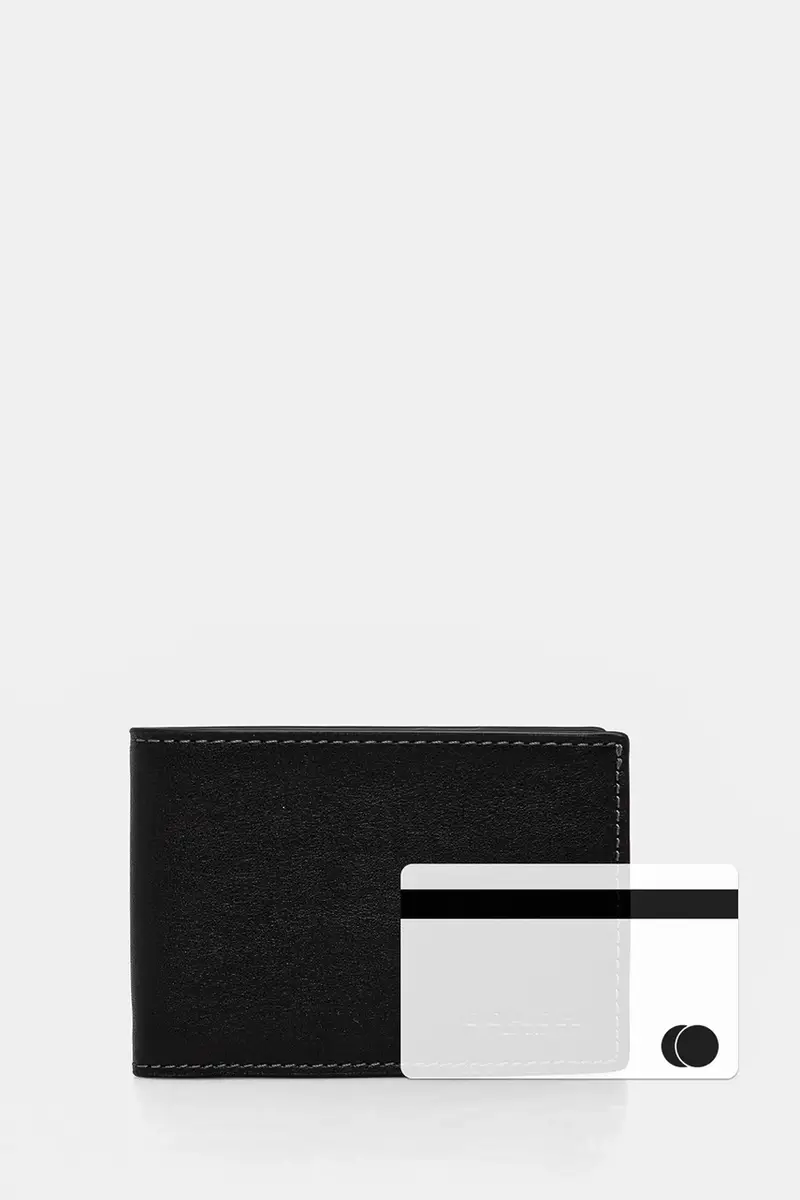 portafoglio in pelle uomo colore nero CZ261 miniatura 4