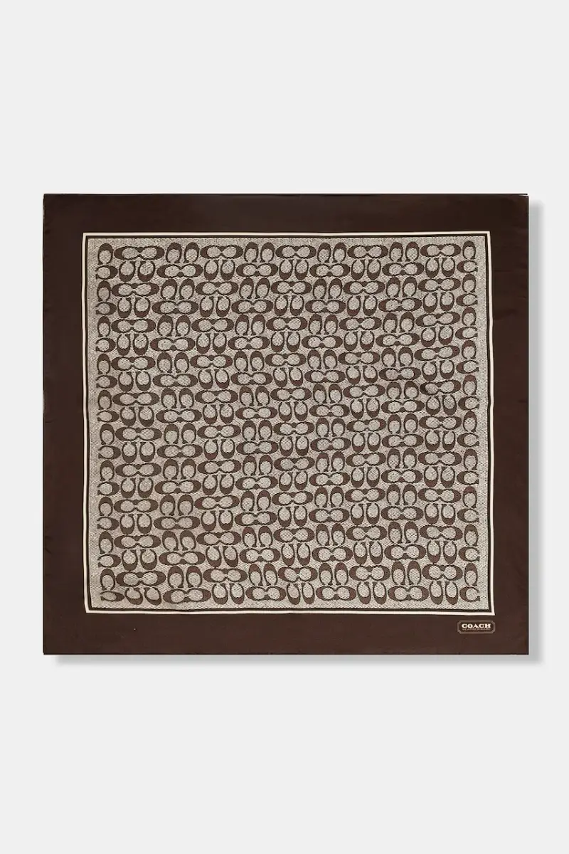 Coach Maglia in seta marrone