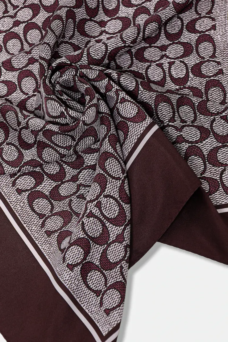 scialle in seta Violetto miniatura 2