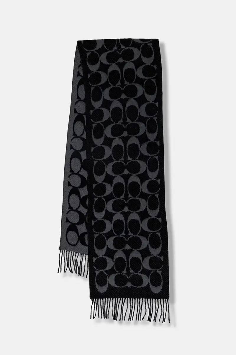 sciarpa in lana Nero