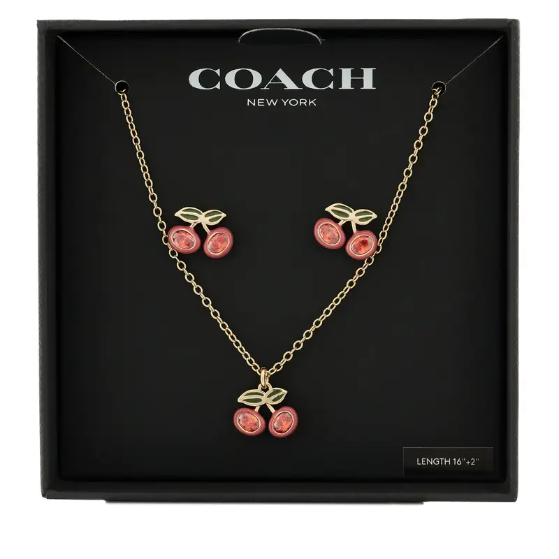 Set collana e orecchini Coach 37551690 Oro