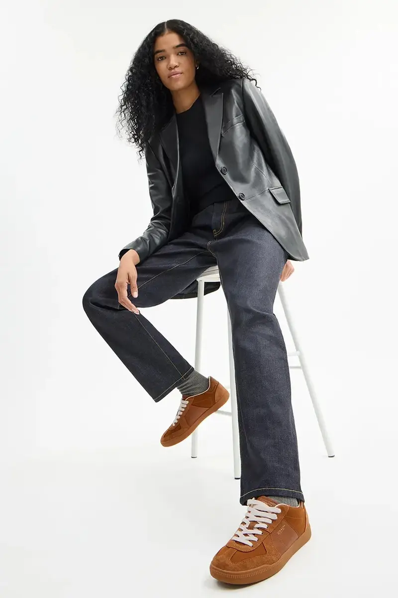 sneakers in pelle Ellis Sneaker Marrone miniatura 5