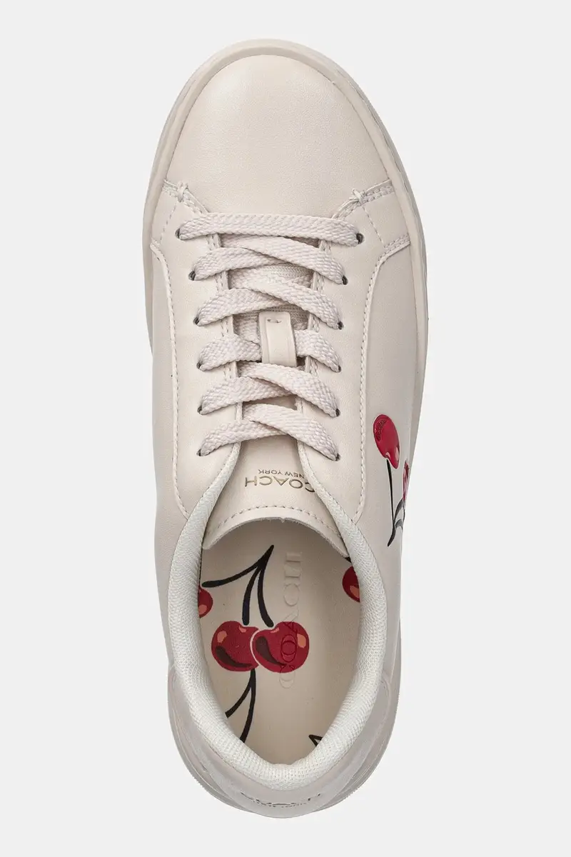 sneakers in pelle High Line Cherry colore beige CZ361 miniatura 4