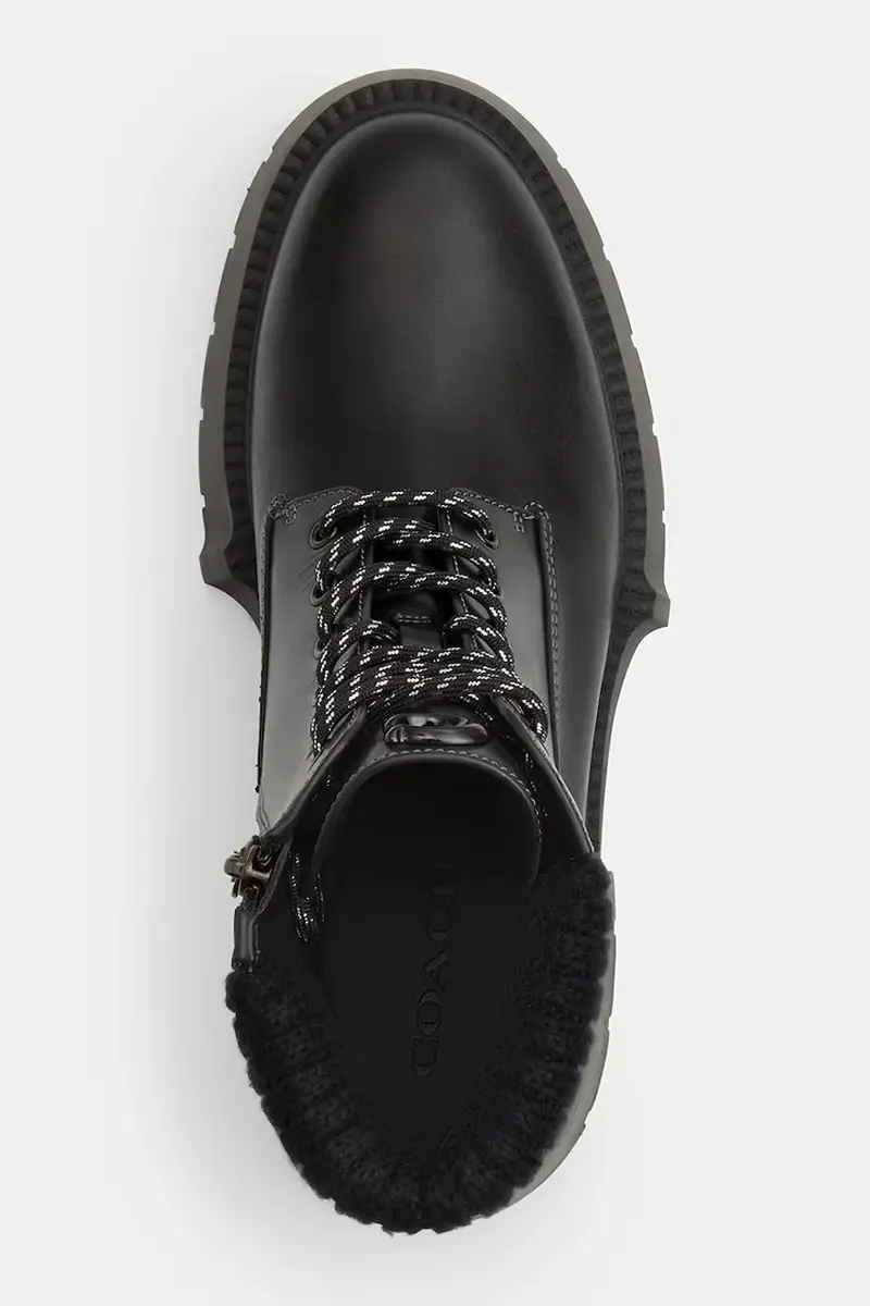 stivaletti alla caviglia in pelle Leah Platform donna colore nero CCH88 miniatura 5