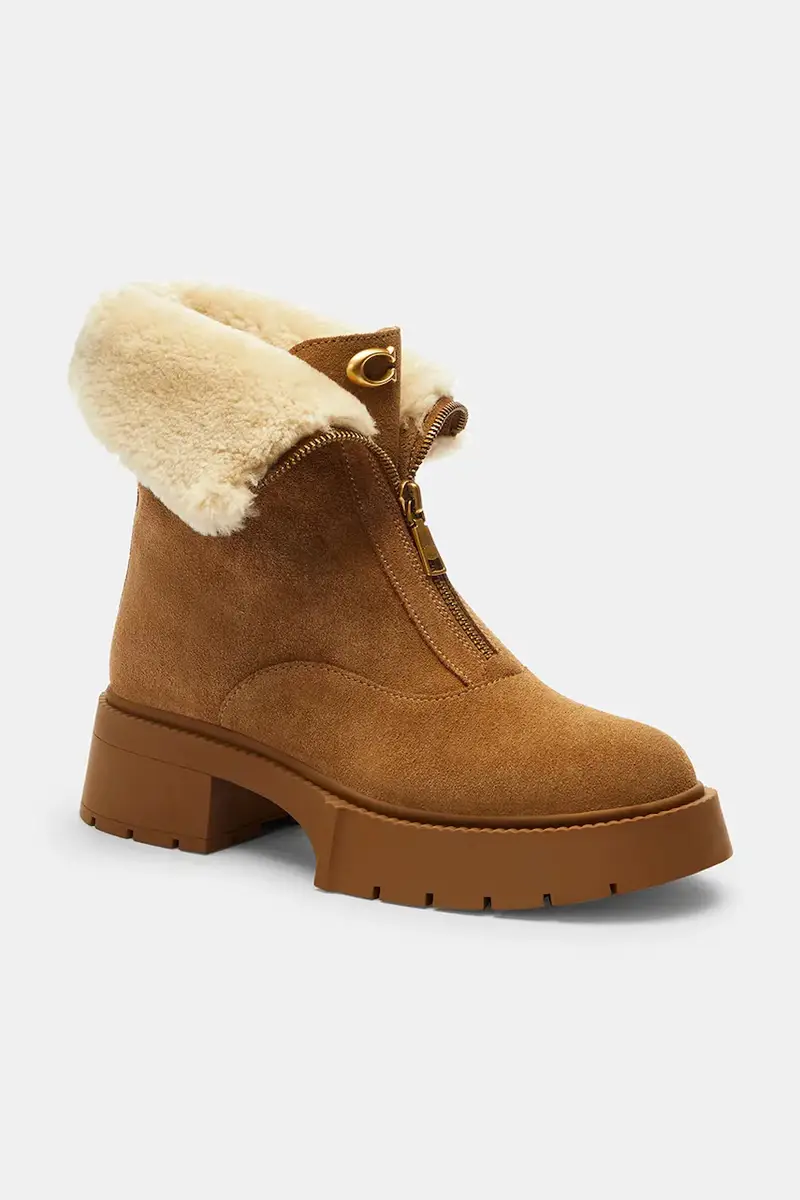 stivaletti alla caviglia Leah Platform donna colore marrone CCH85 miniatura 2