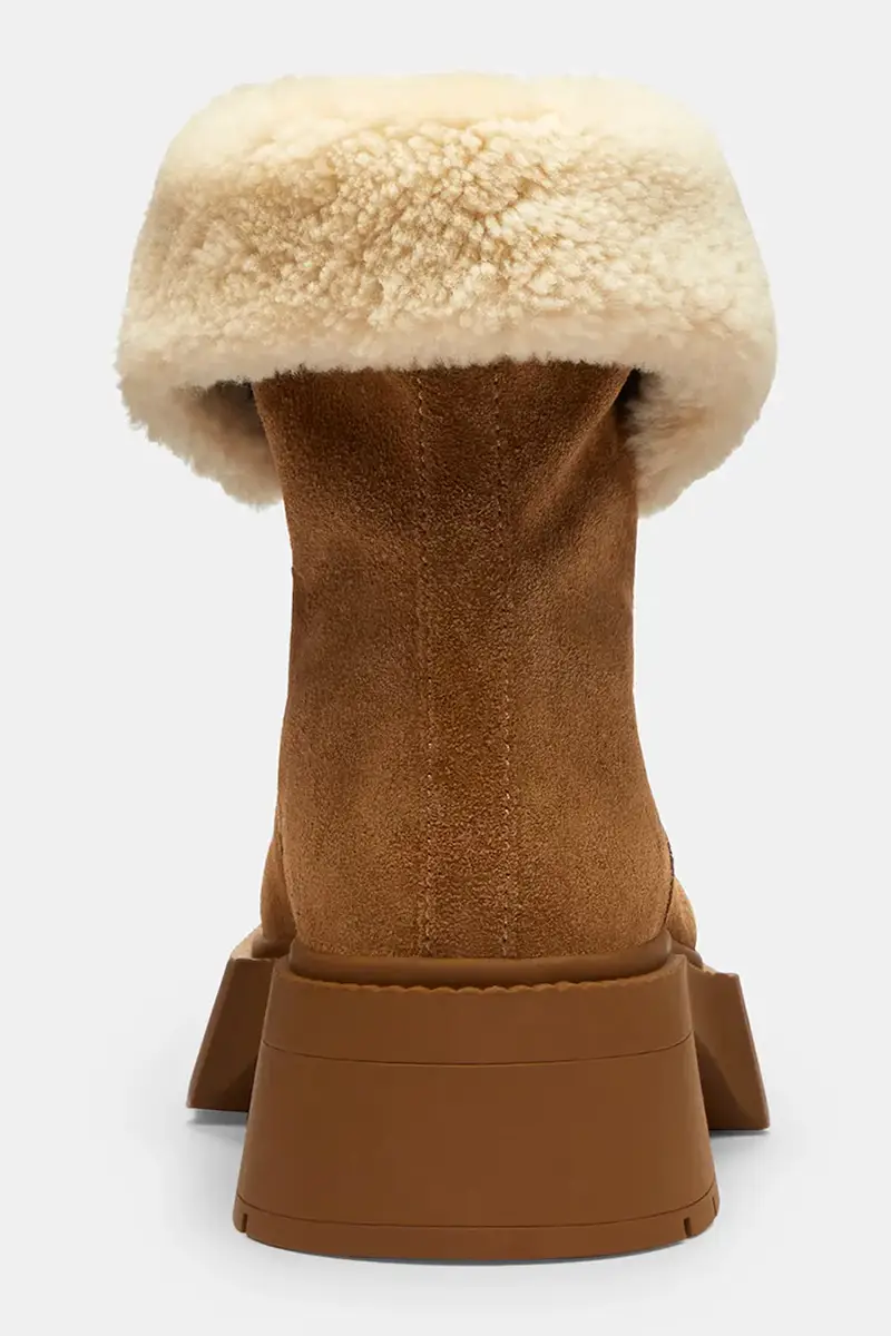 stivaletti alla caviglia Leah Platform donna colore marrone CCH85 miniatura 4