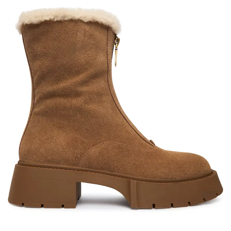 Stivaletti Coach Leah Platform CCH85 Marrone