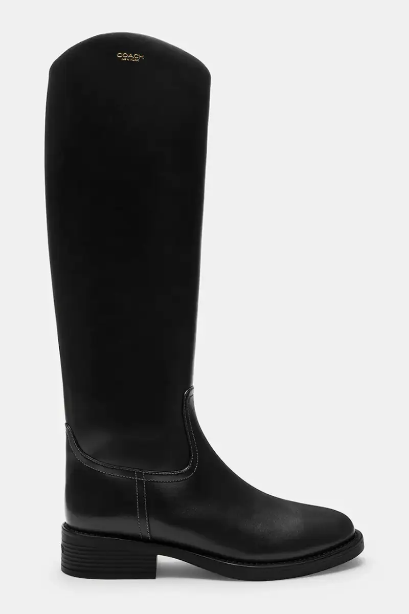 stivali in pelle Park Tall donna colore nero CCH75
