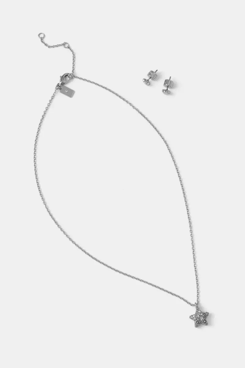 un set di gioielli in una scatola regalo 37541361RHO111 Argento