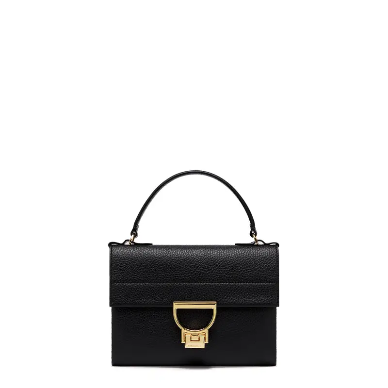 Coccinelle Arlettis Handbag Grained Leather 001 Nero