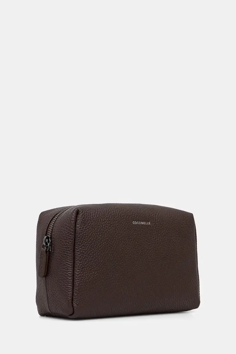 astuccio per trucchi in pelle MAN SOFT colore rosso E5 MUK 95 G0 01 Marrone miniatura 2