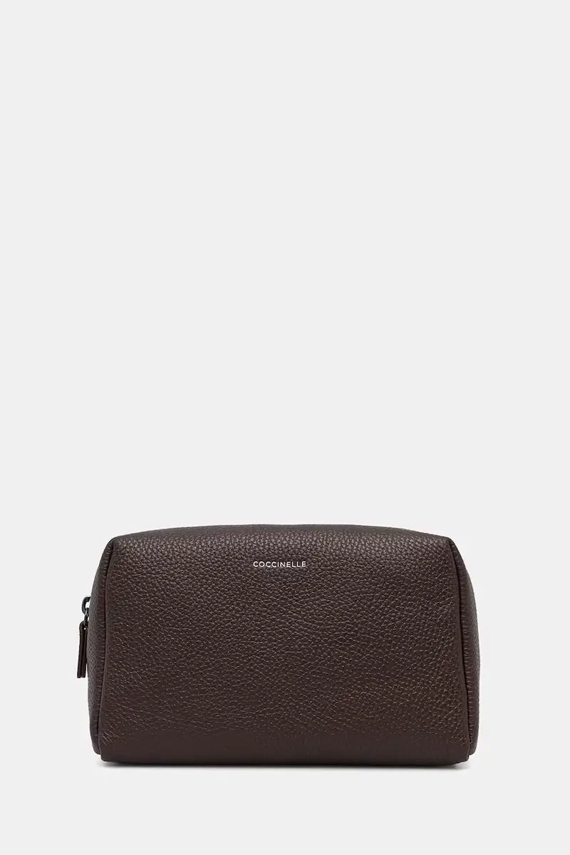 astuccio per trucchi in pelle MAN SOFT colore rosso E5 MUK 95 G0 01 Marrone