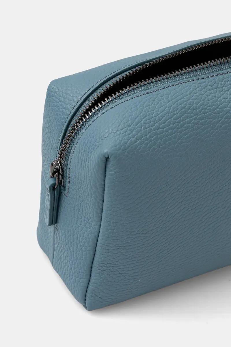 astuccio per trucchi in pelle MAN SOFT colore rosso E5 MUK 95 G0 01 Turchese miniatura 5