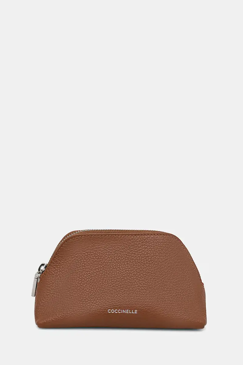 astuccio per trucchi in pelle pacco da 3 Violetto miniatura 3