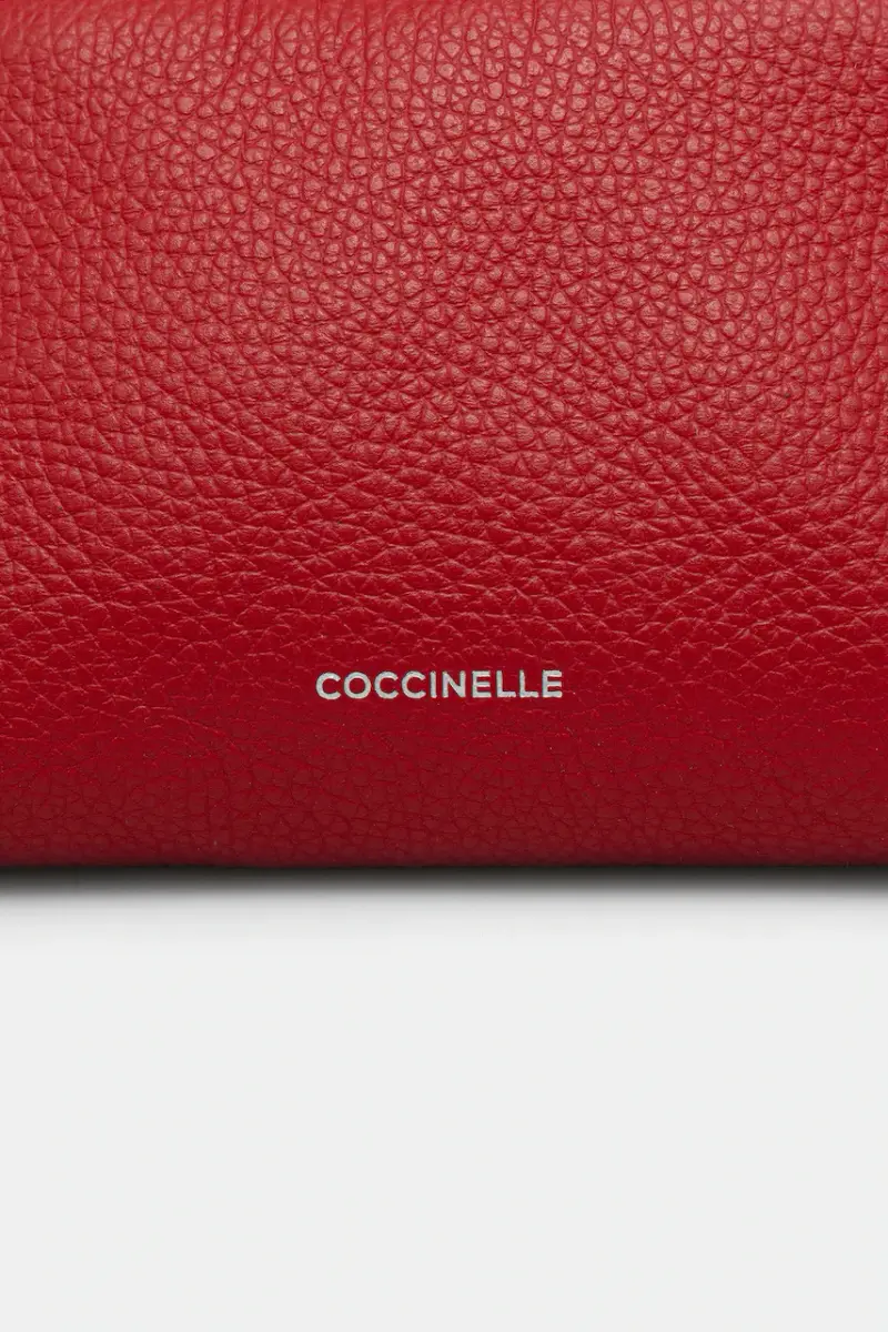 astuccio per trucchi in pelle Rosso miniatura 4