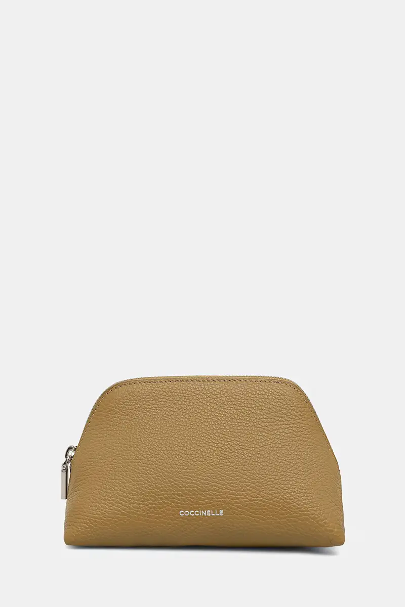 astuccio per trucchi in pelle Verde