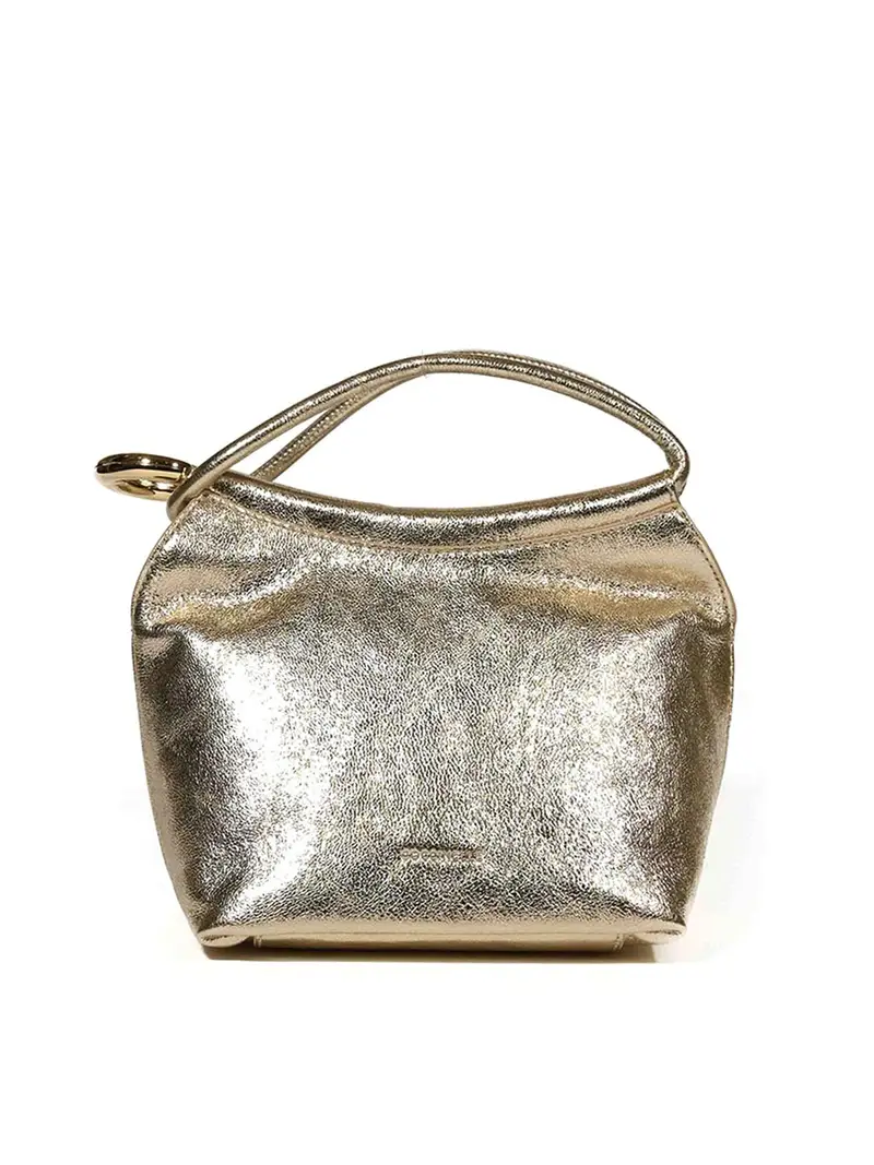 Borsa A Mano Finn Pouch Small Metallico