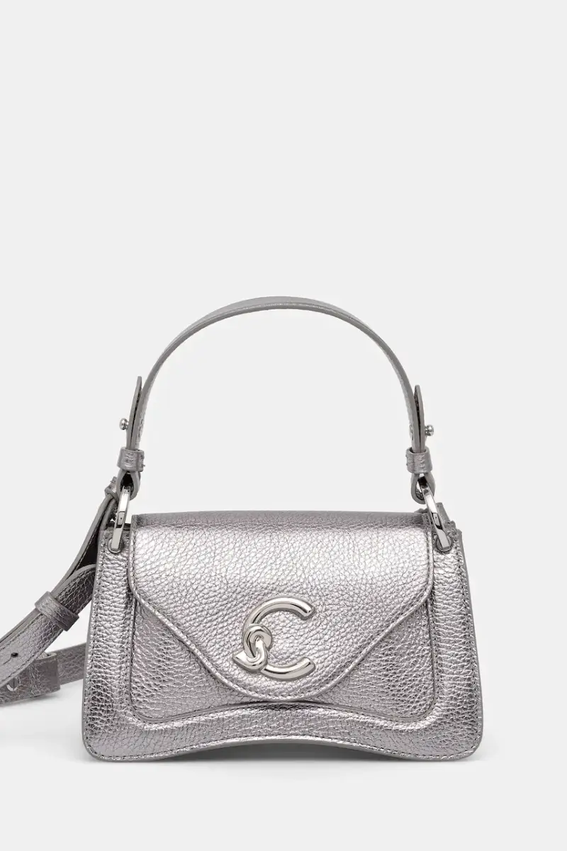 Coccinelle Borsa a mano Argento 4147741