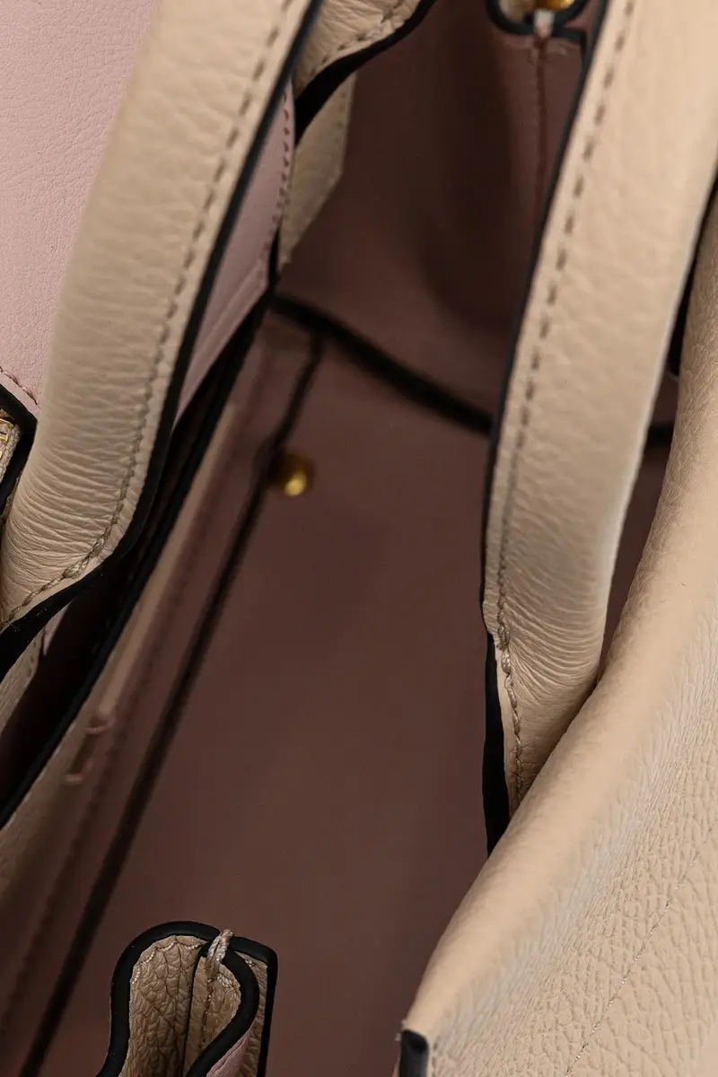 Coccinelle Borsa a mano Beige 4192009 miniatura 5